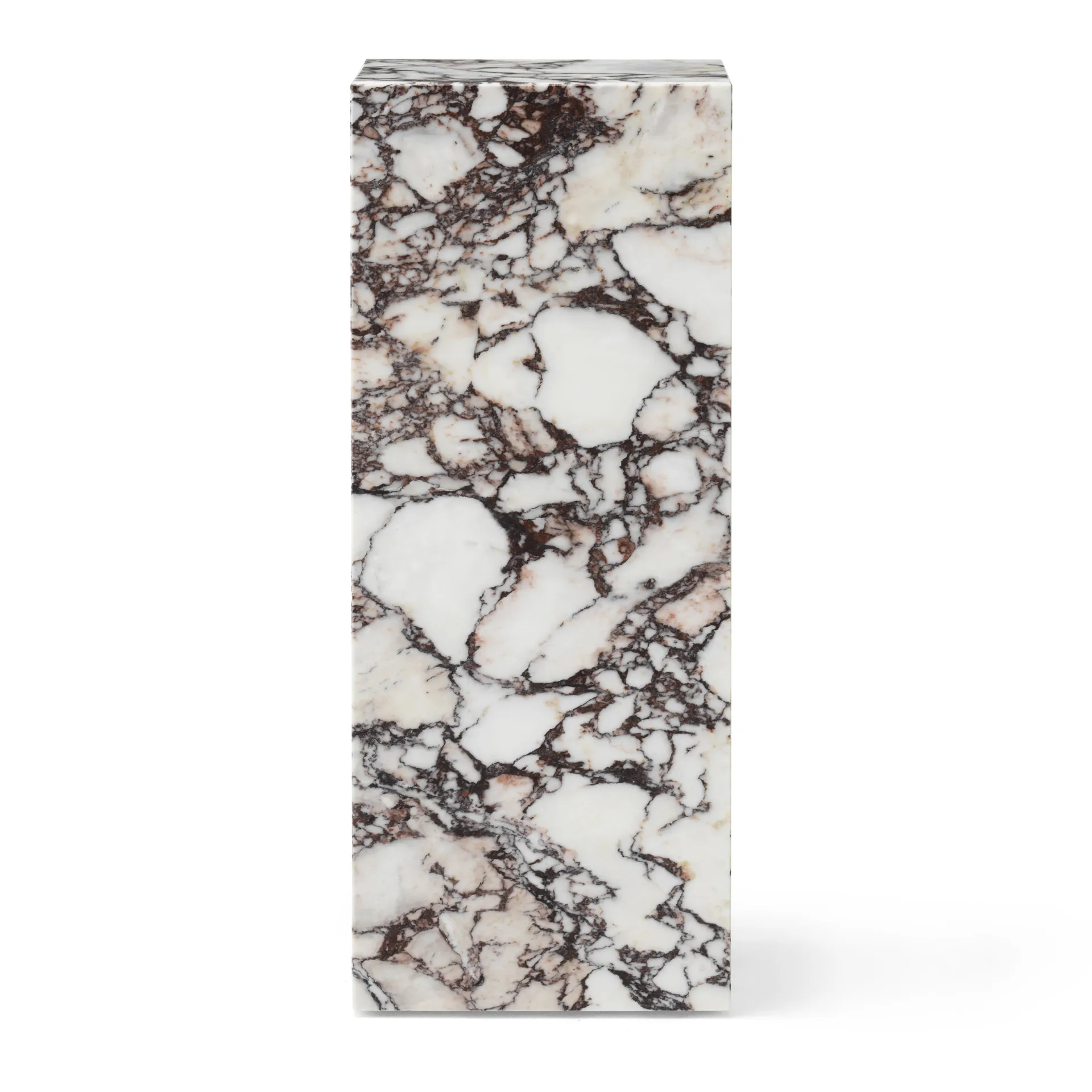 Piédestal Plinth Pedestal, Calacatta Viola Audo Copenhagen