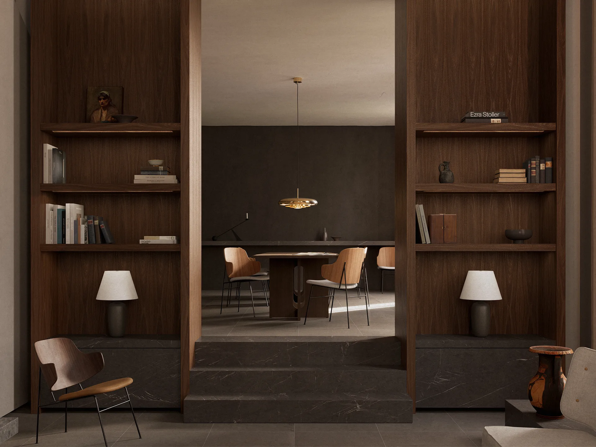 Plafonnier Resonant Ø53 cm, Laiton Audo Copenhagen