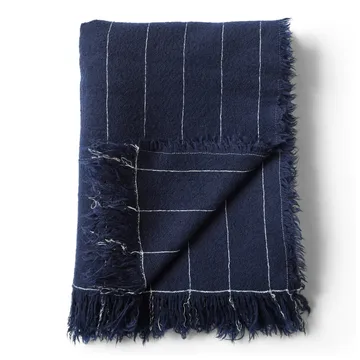 Plaid Battus 130x185 cm - Indigo - Audo Copenhagen