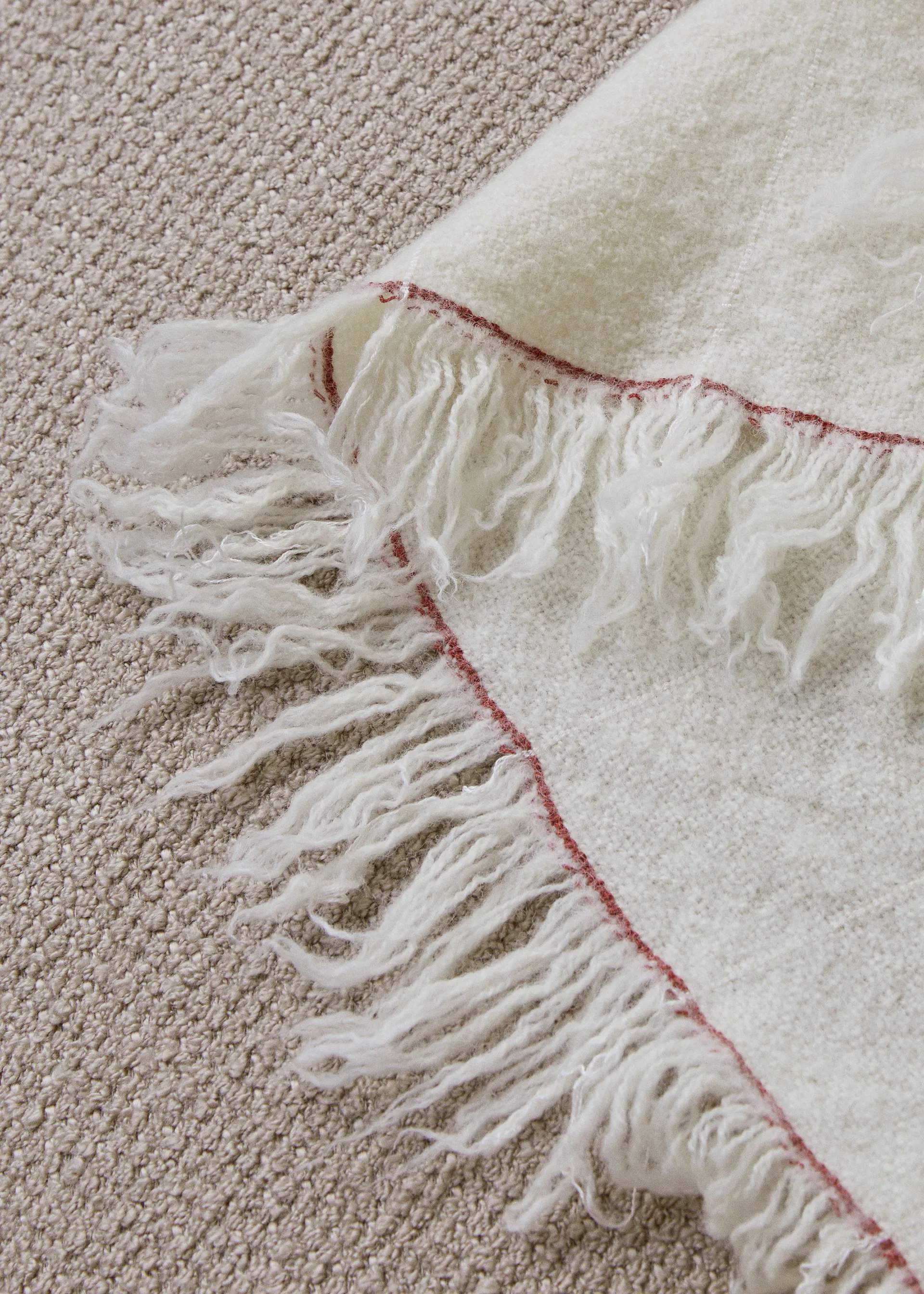 Plaid Battus 130x185 cm, Ivory Audo Copenhagen