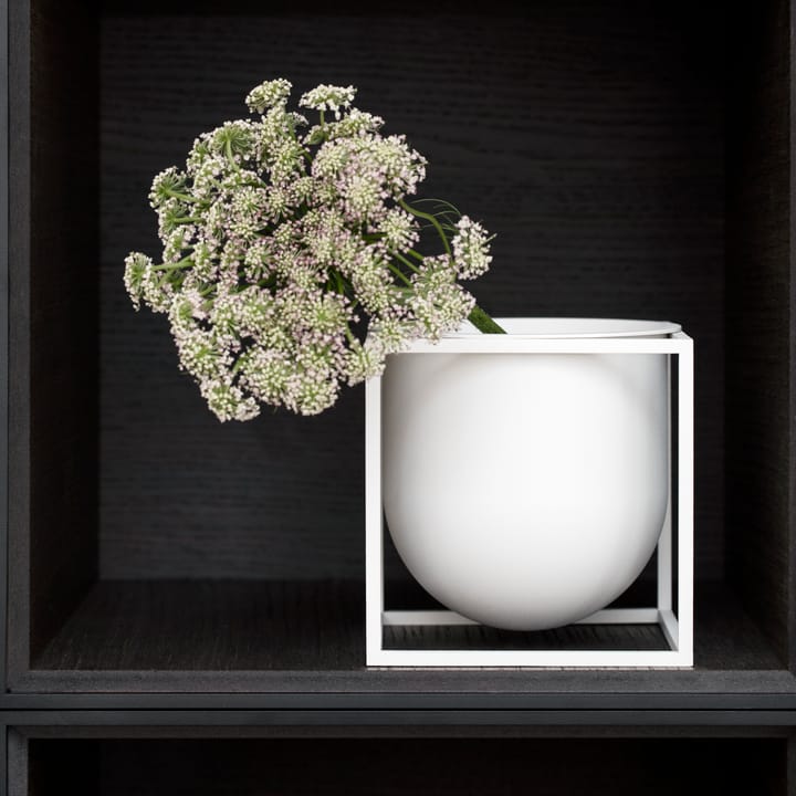 Pot à fleurs Kubus 14 cm - Blanc - Audo Copenhagen