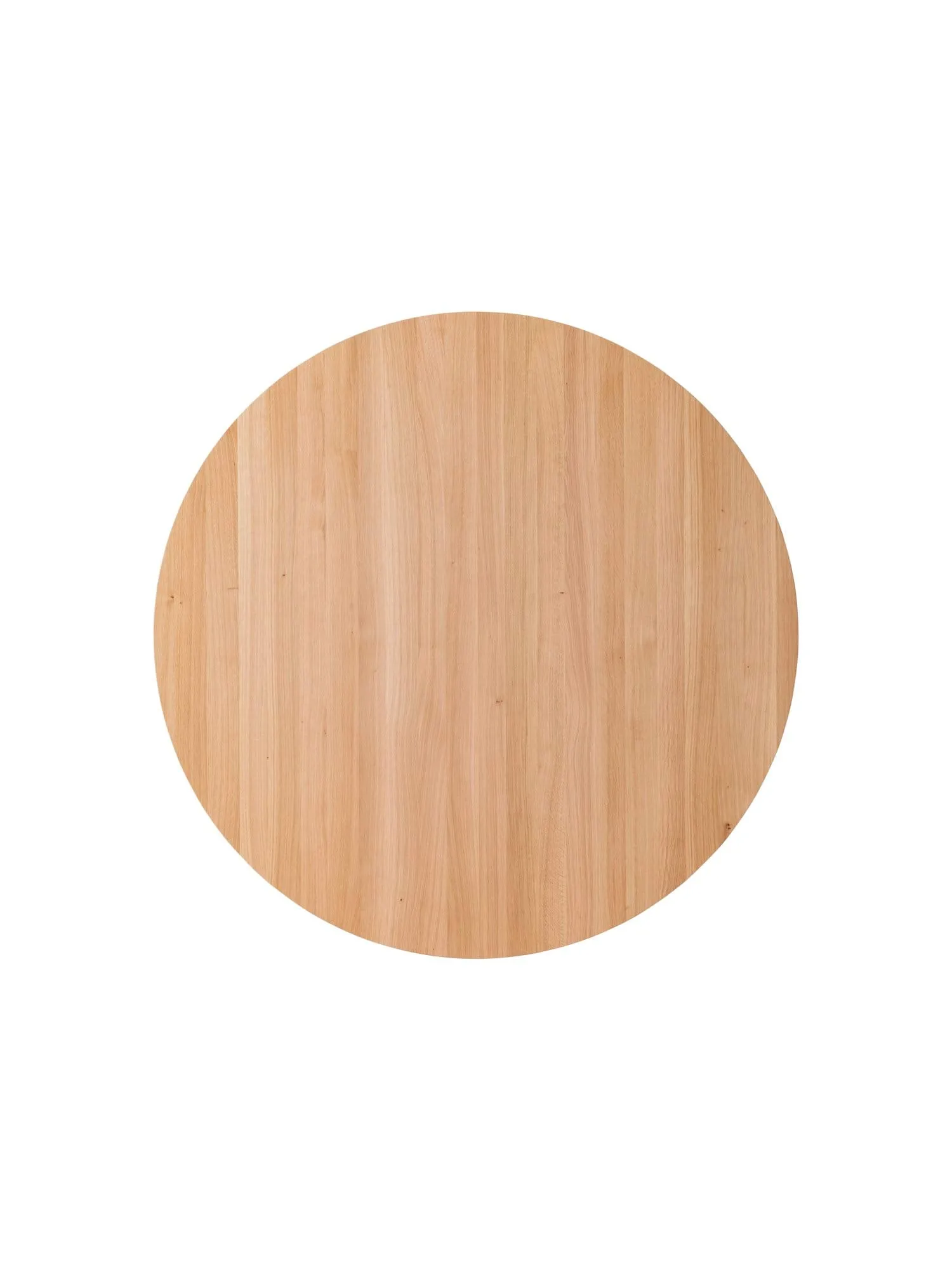 Puffin Dining Table chêne massif naturel, Chêne naturel, Ø120 cm Audo Copenhagen