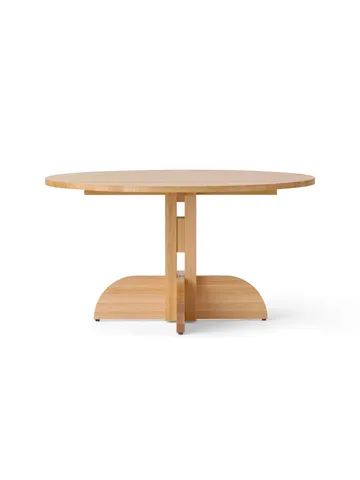 Puffin Dining Table chêne massif naturel - Chêne naturel, Ø140 cm - Audo Copenhagen