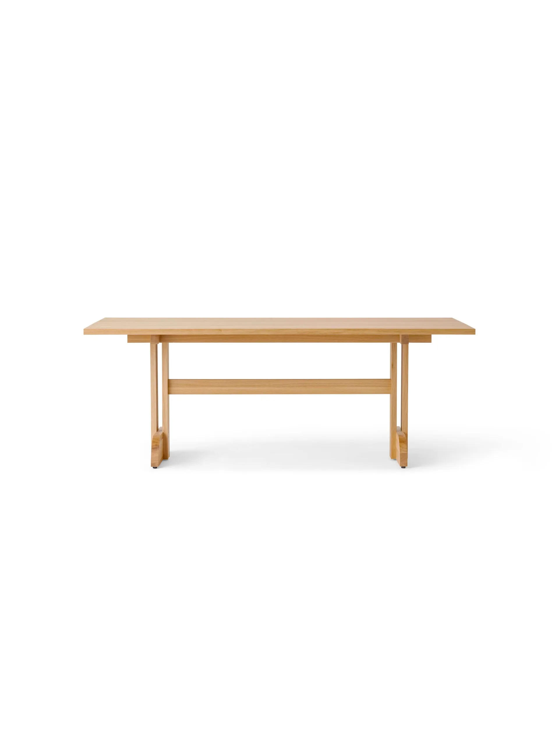 Puffin Dining Table chêne massif naturel, Chêne naturel, 200x95 cm Audo Copenhagen
