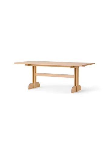 Puffin Dining Table chêne massif naturel - Chêne naturel, 200x95 cm - Audo Copenhagen