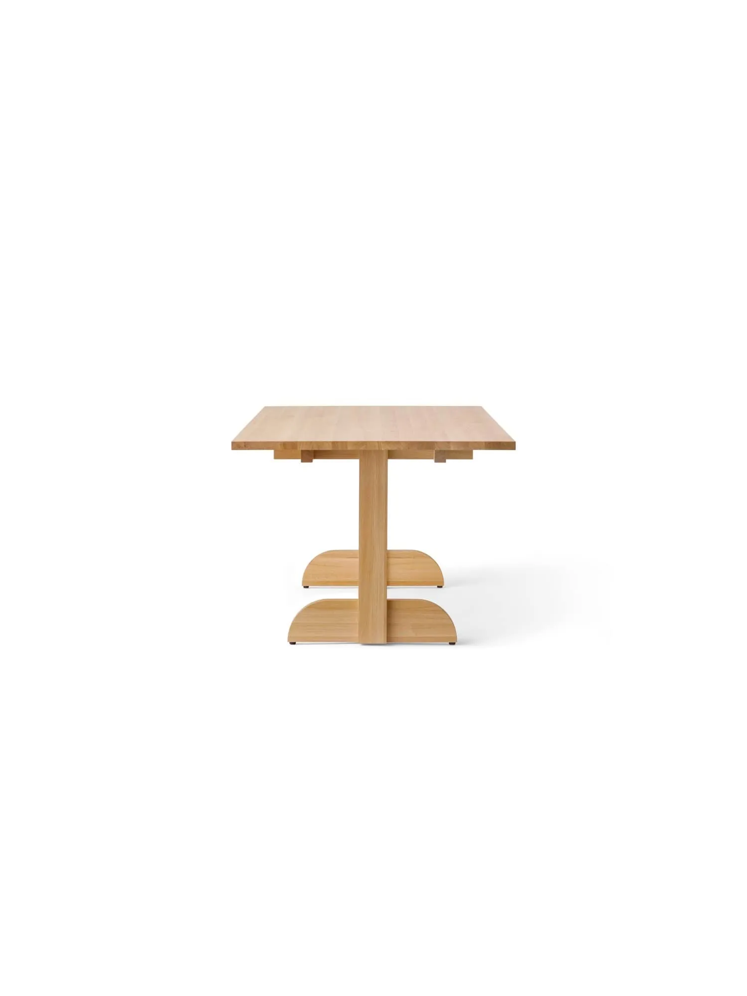 Puffin Dining Table chêne massif naturel, Chêne naturel, 200x95 cm Audo Copenhagen
