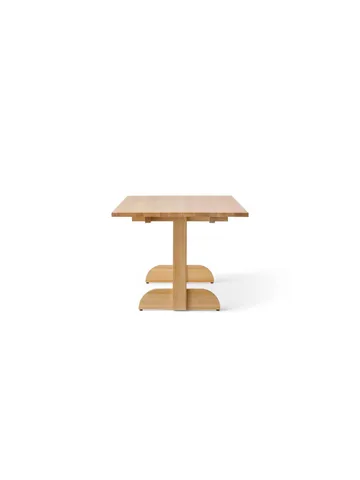 Puffin Dining Table chêne massif naturel - Chêne naturel, 200x95 cm - Audo Copenhagen