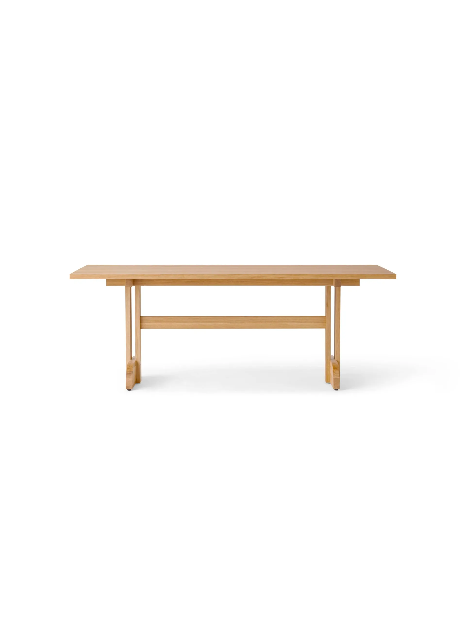 Puffin Dining Table - chêne plaqué naturel, Chêne en placage naturel, 200x95 cm Audo Copenhagen