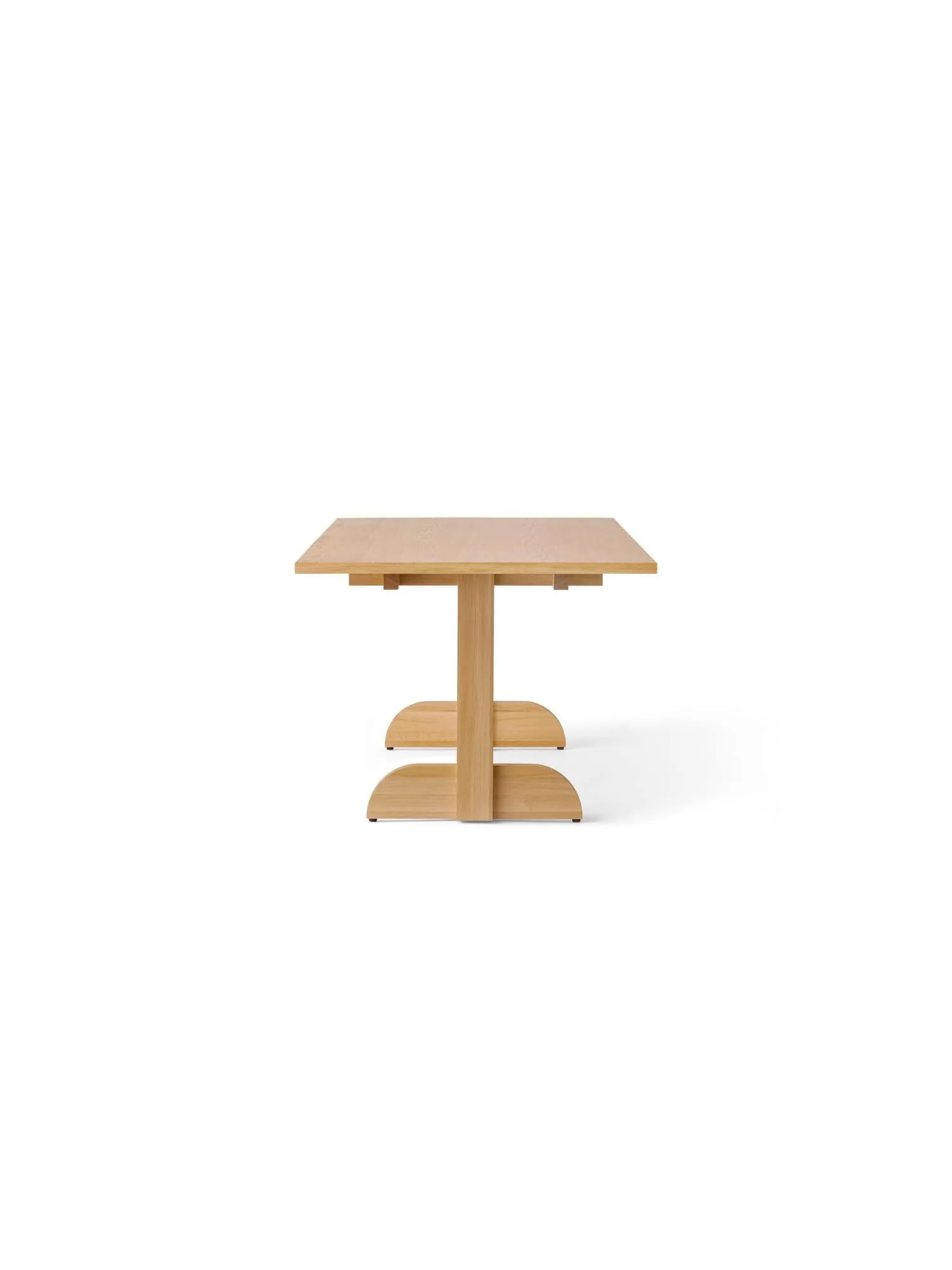 Puffin Dining Table - chêne plaqué naturel, Chêne en placage naturel, 200x95 cm Audo Copenhagen