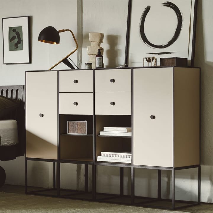 Rangement Frame 70, light grey, porte, 2 étagères Audo Copenhagen