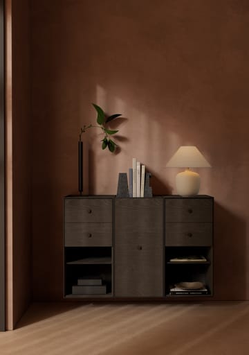 Rangement Frame 70 - smoked oak, porte, 2 étagères - Audo Copenhagen
