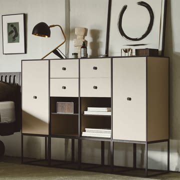 Rangement Frame 70 - smoked oak, porte, 2 étagères - Audo Copenhagen