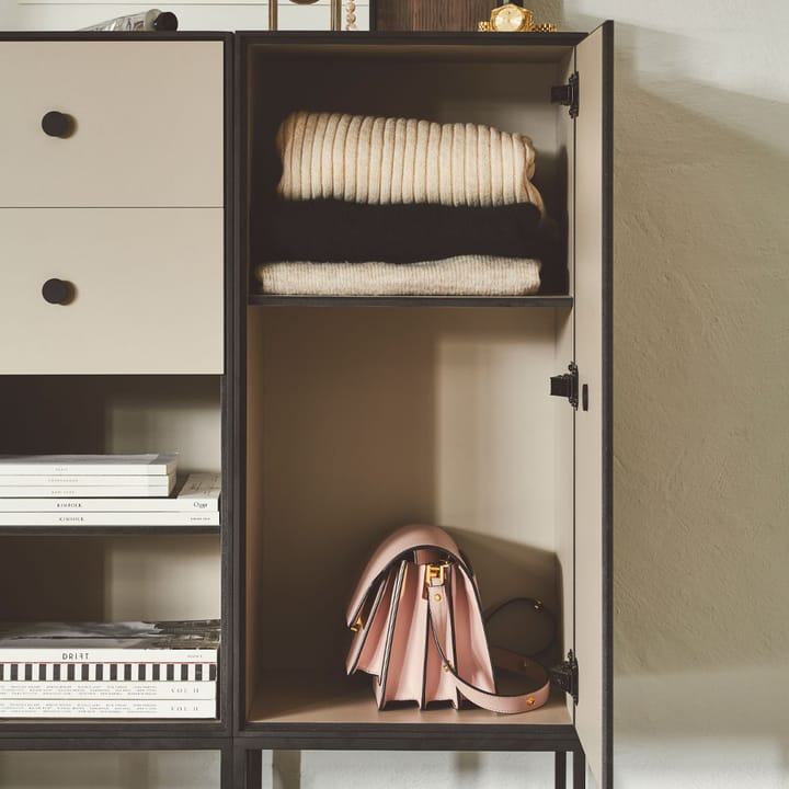 Rangement Frame 70, smoked oak, porte, 2 étagères Audo Copenhagen