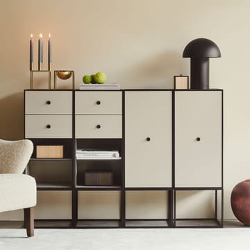 Rangement Frame 70 - smoked oak, porte, 2 étagères - Audo Copenhagen