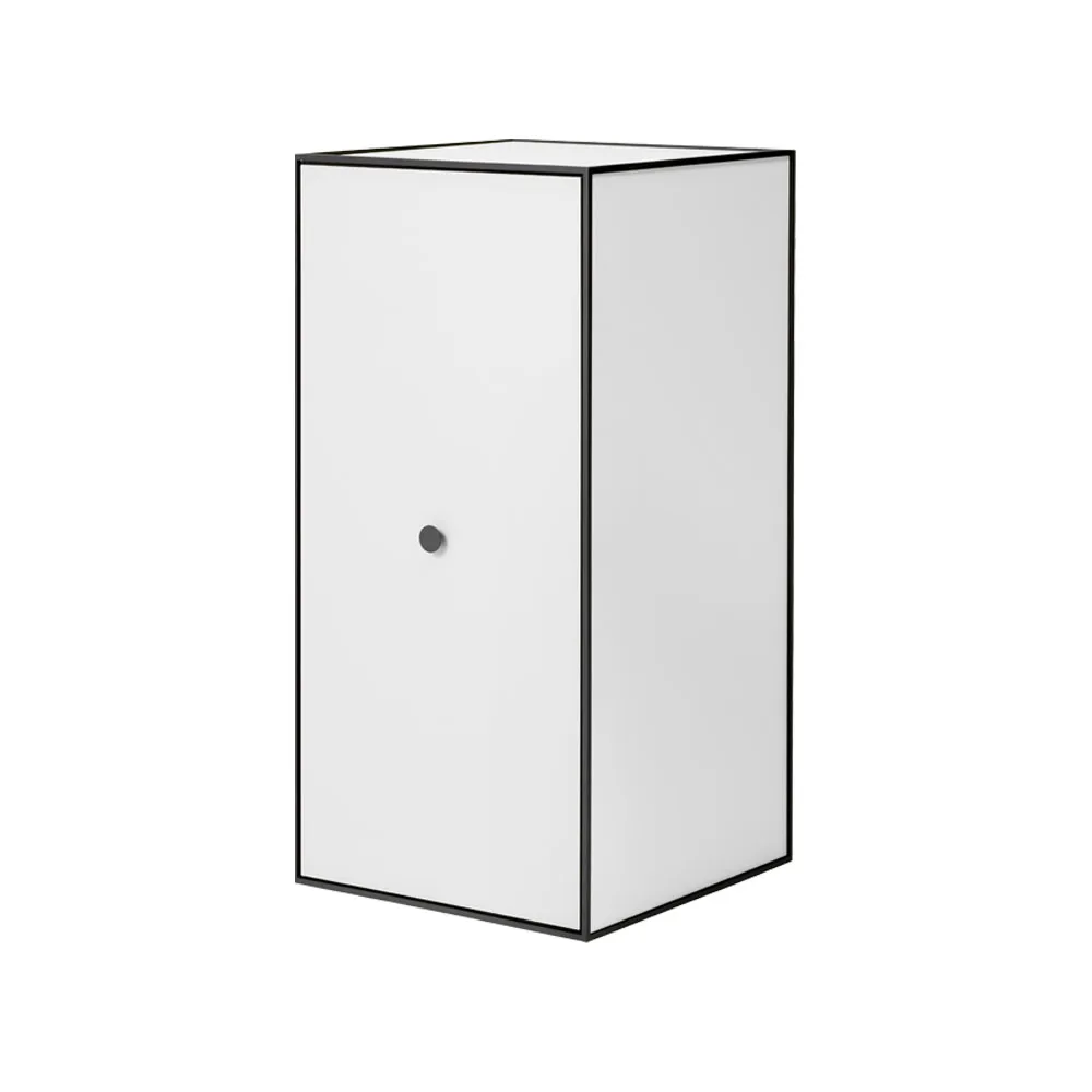 Rangement Frame 70, white, porte, 2 étagères Audo Copenhagen