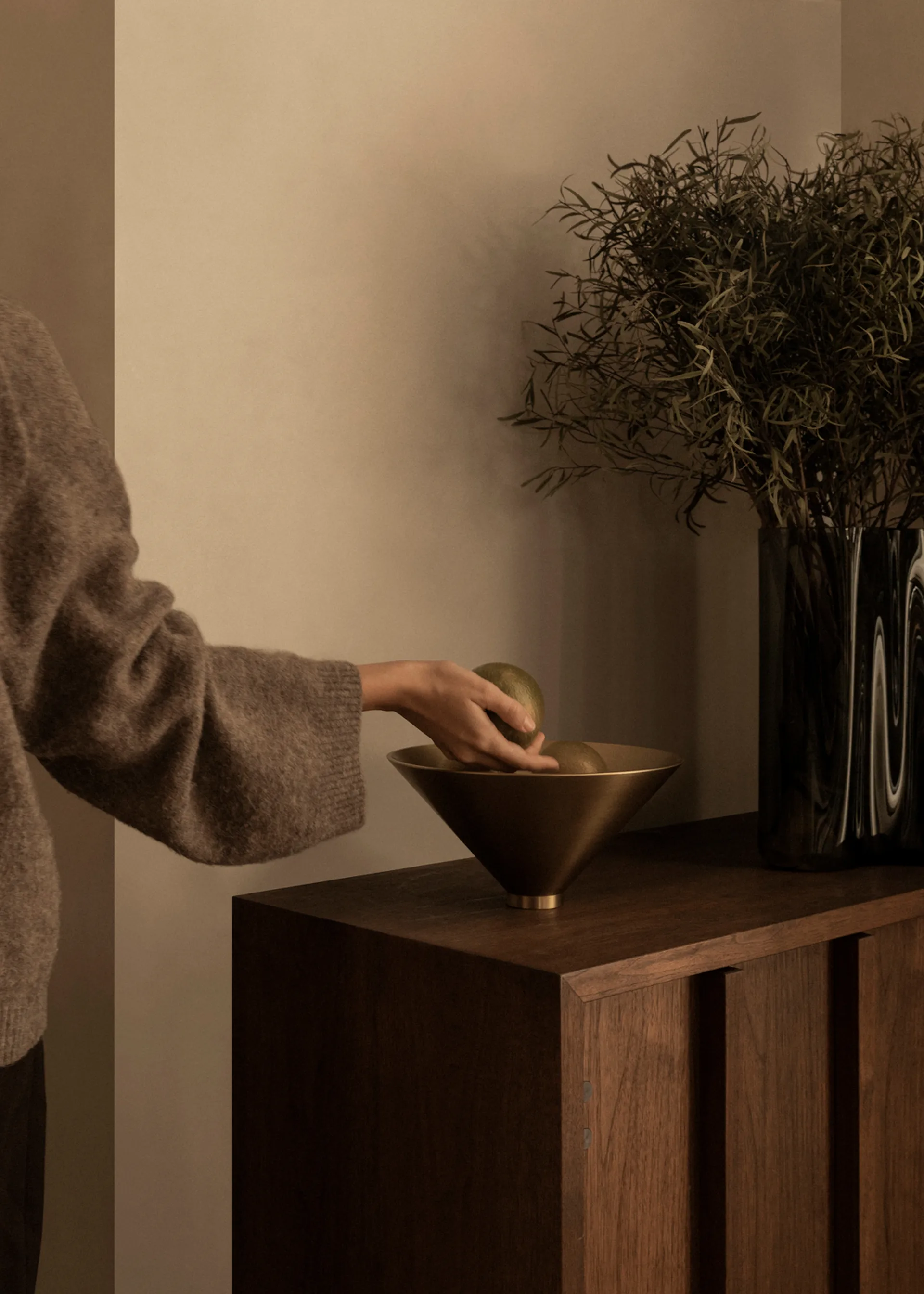 Saladier Taper Ø26 cm, Laiton Audo Copenhagen