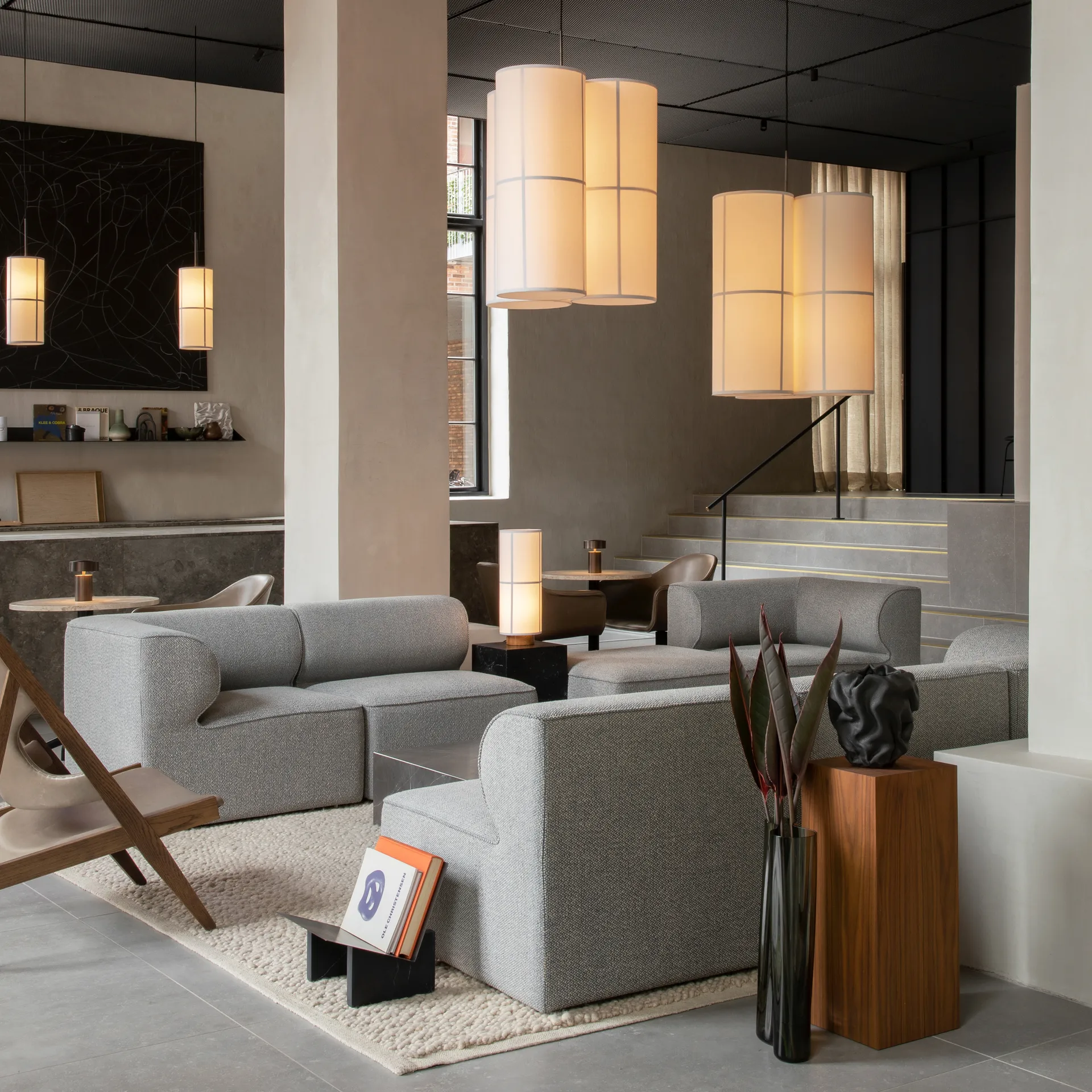 Suspension Hashira Cluster blanc, 75 cm Audo Copenhagen