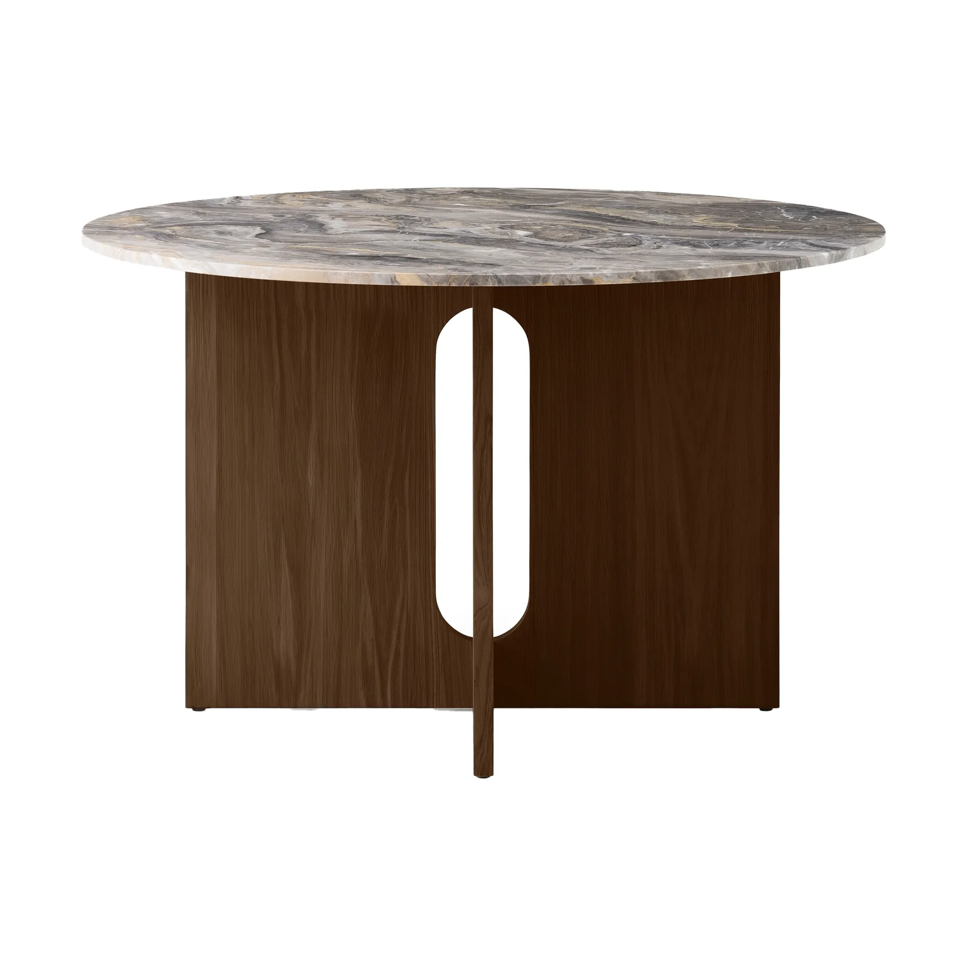 Table à manger Androgyne, Grey galaxy-chêne foncé Audo Copenhagen