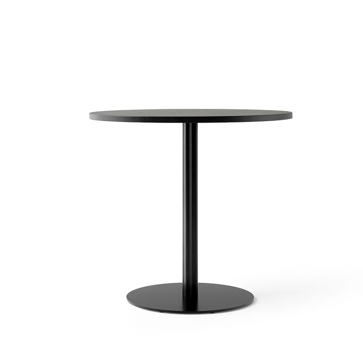 Table à manger Harbour Column - Oak black-ø80 cm-structure noire - Audo Copenhagen