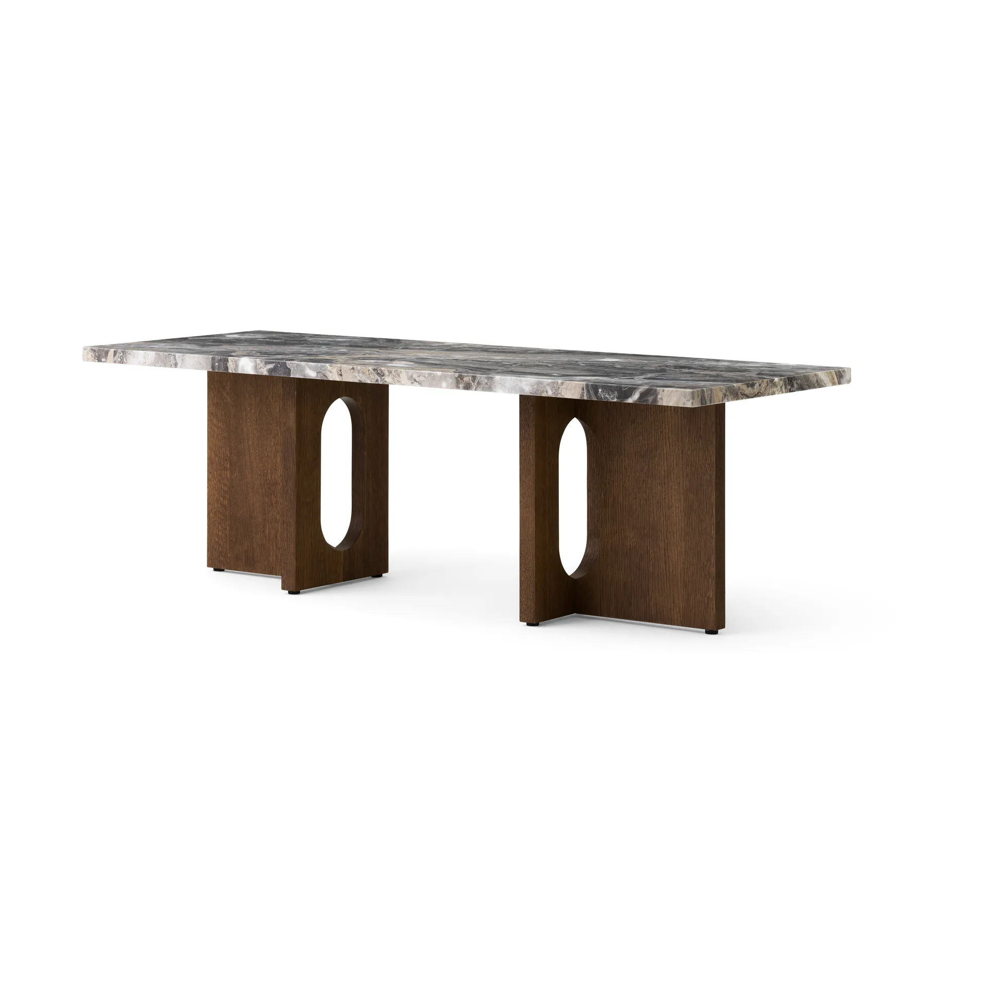 Table basse Androgyne 45x120 cm, Grey galaxy-chêne foncé Audo Copenhagen