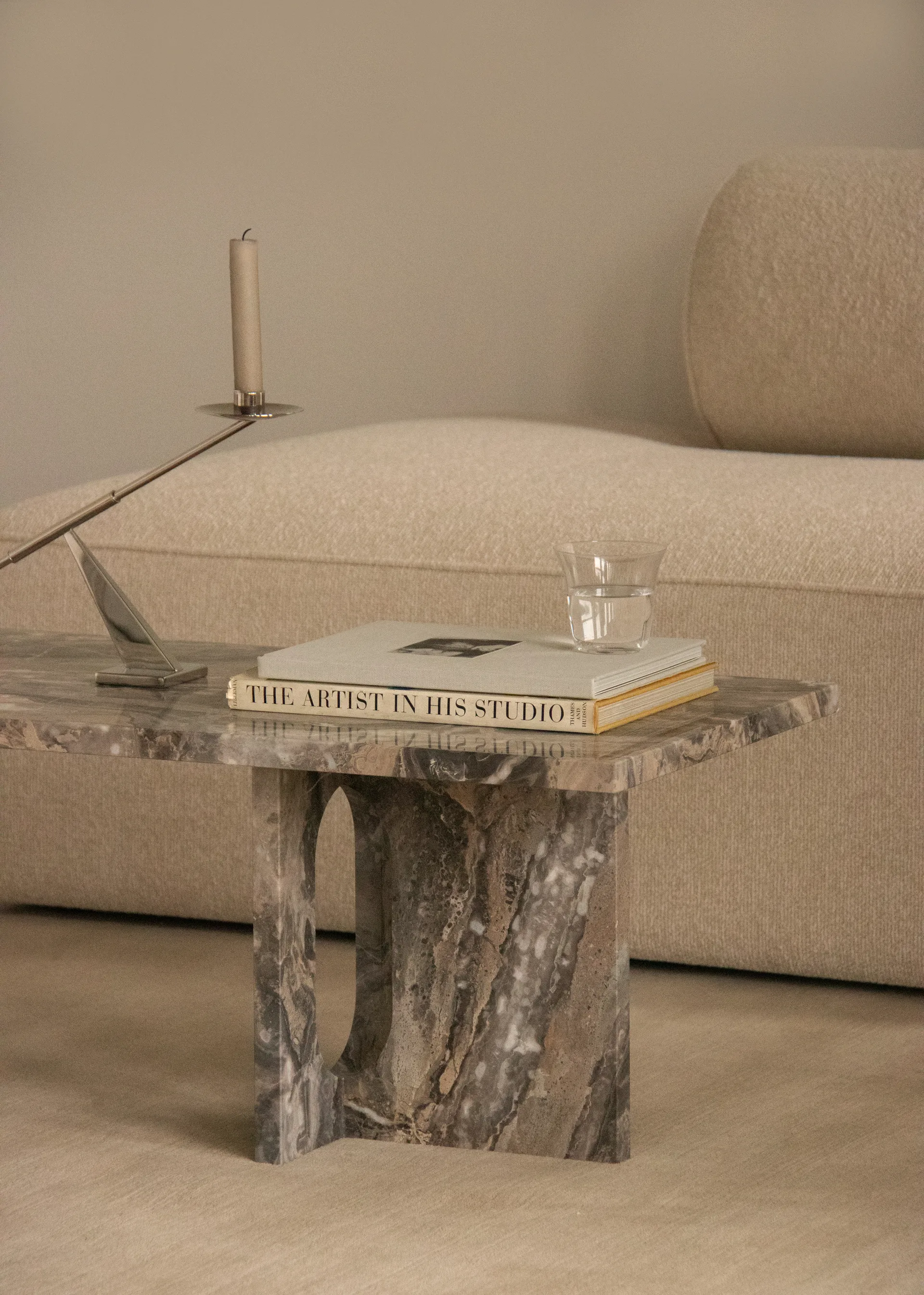 Table basse Androgyne 45x120 cm, Grey galaxy-grey galaxy Audo Copenhagen