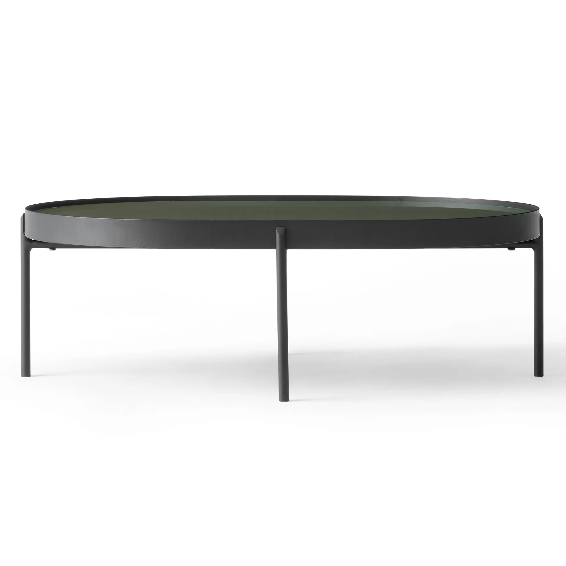 Table basse NoNo L 59,5x96,5 cm, Noir-vert foncé Audo Copenhagen