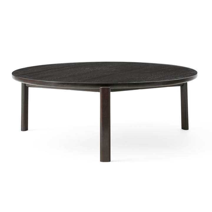 Table basse Passage Ø90 cm - Chêne laqué foncé - Audo Copenhagen