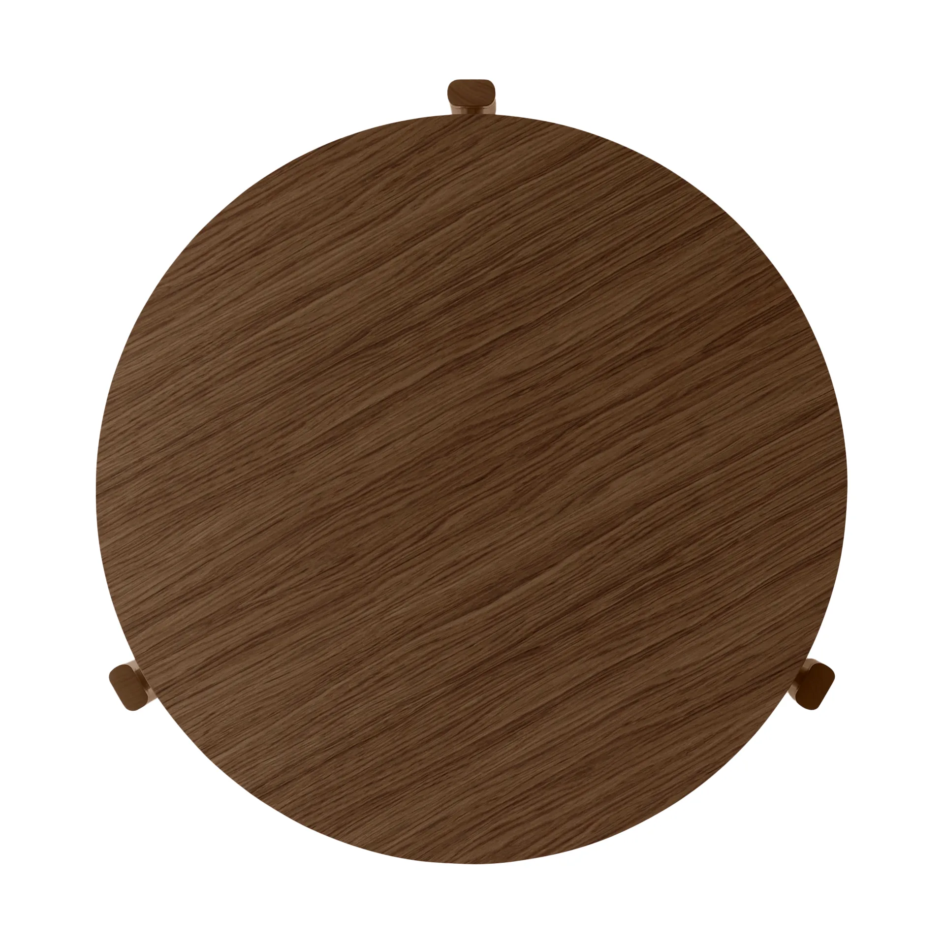 Table basse Passage, Chêne foncé, Ø70 cm Audo Copenhagen