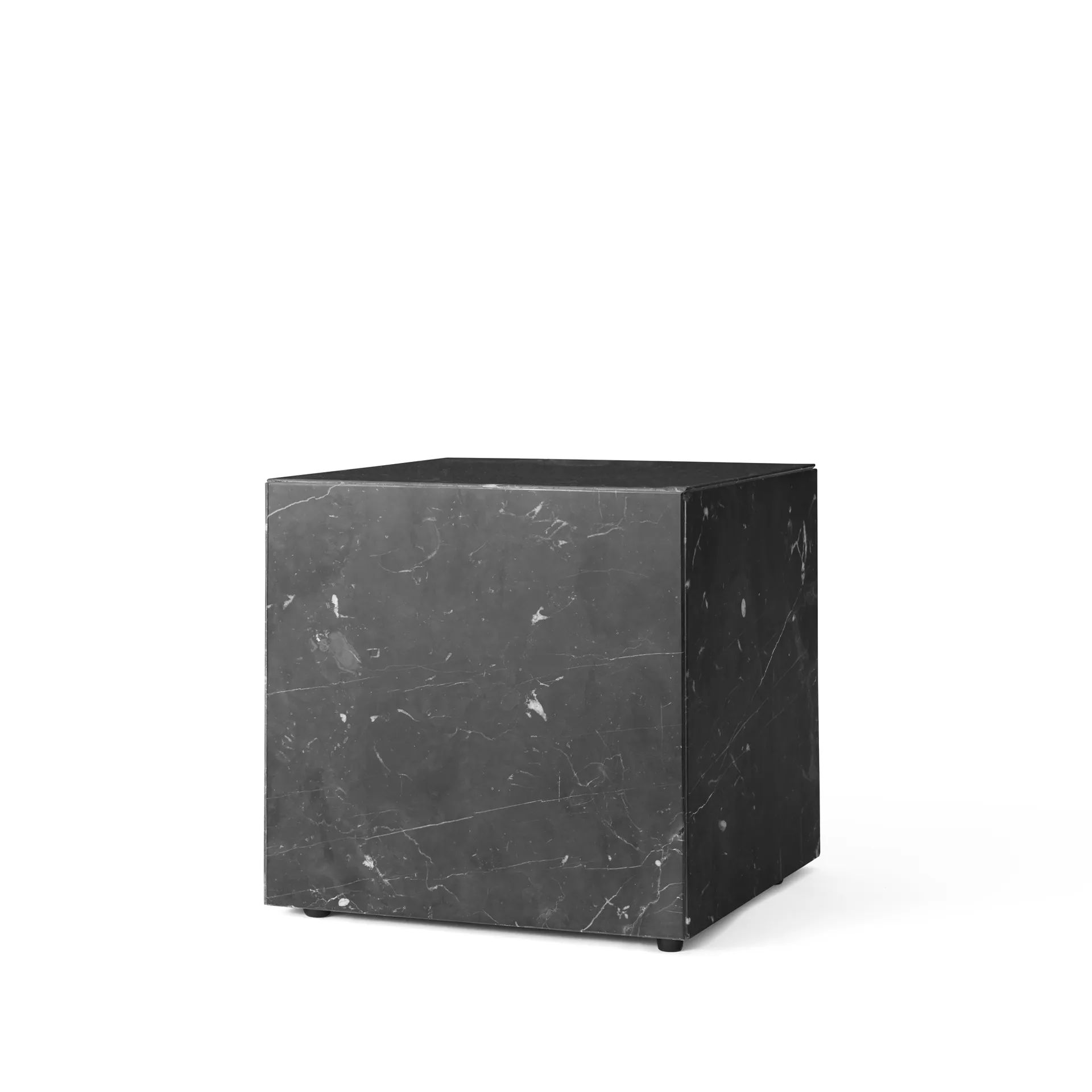 Table basse Plinth, black, cube Audo Copenhagen