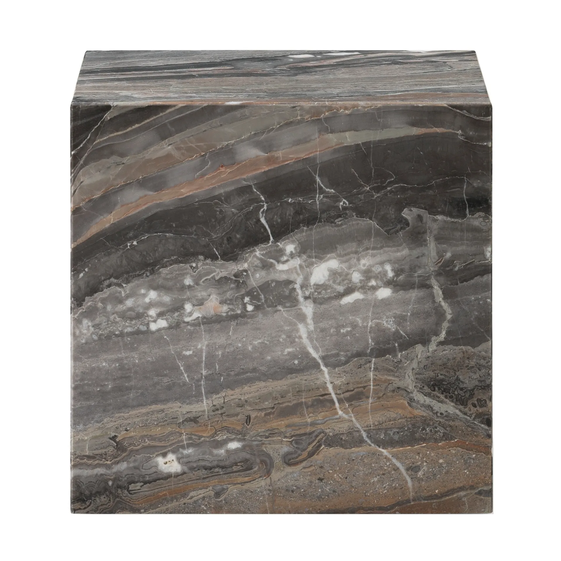 Table basse Plinth, Grey galaxy, cube Audo Copenhagen