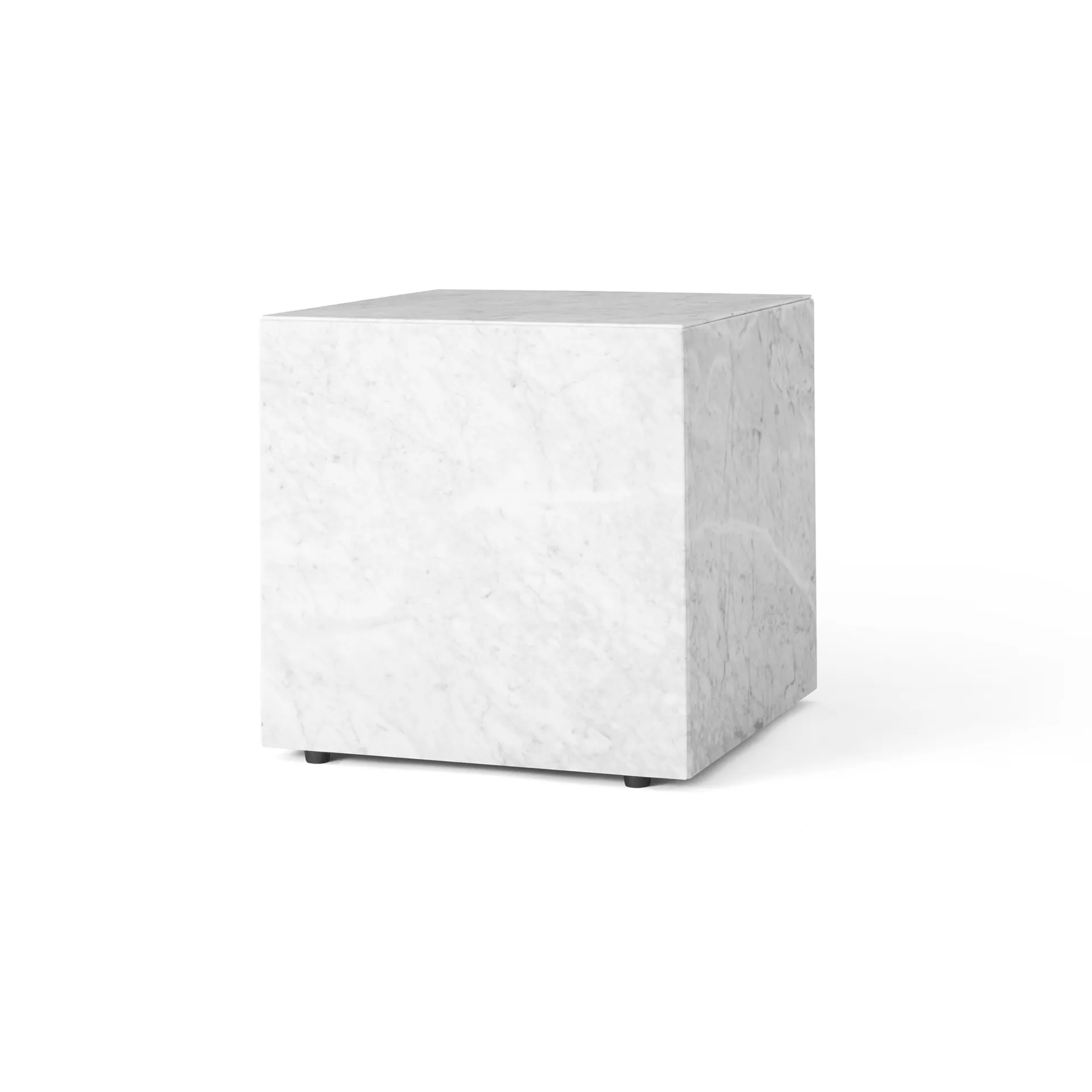 Table basse Plinth, White, cube Audo Copenhagen