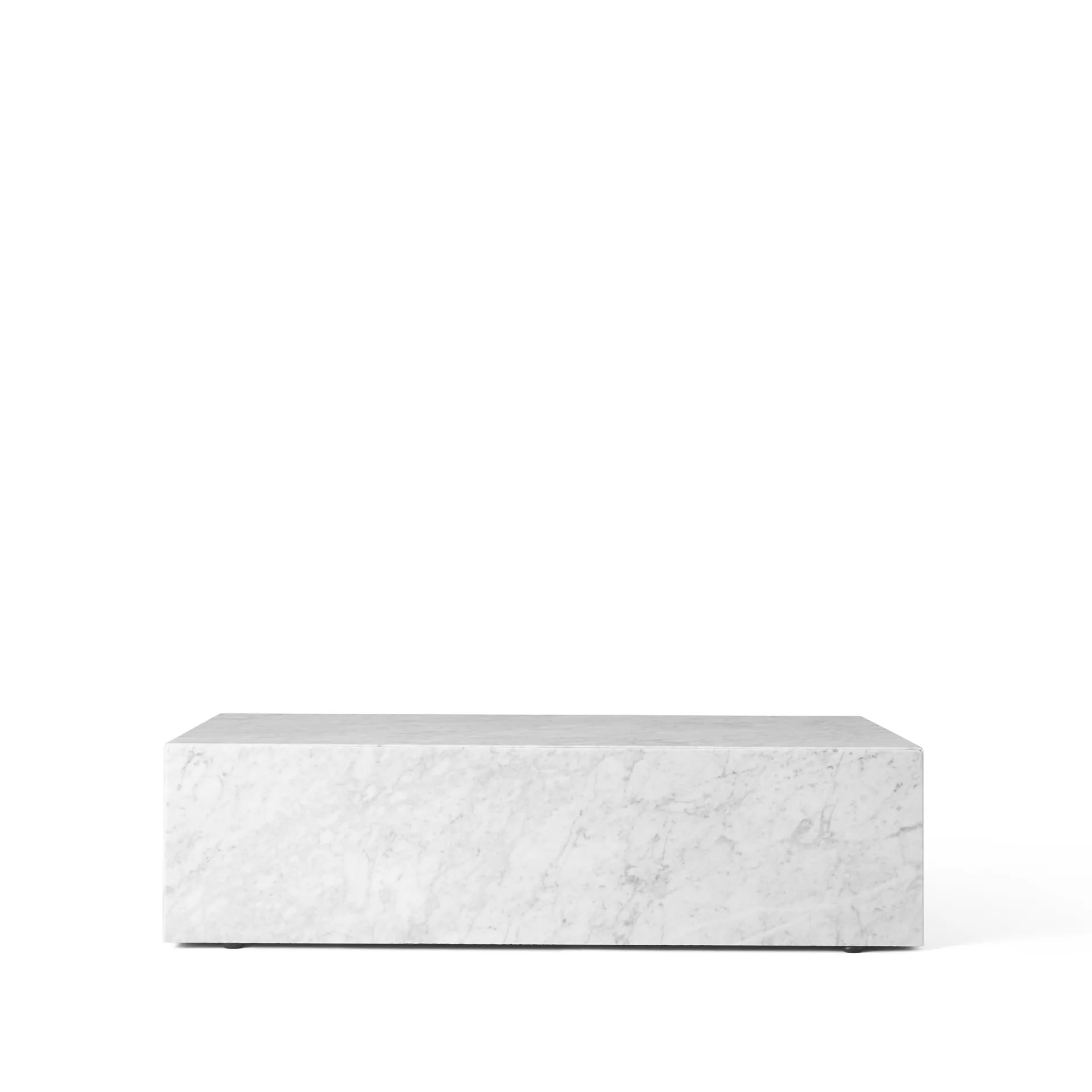 Table basse Plinth, white, low Audo Copenhagen