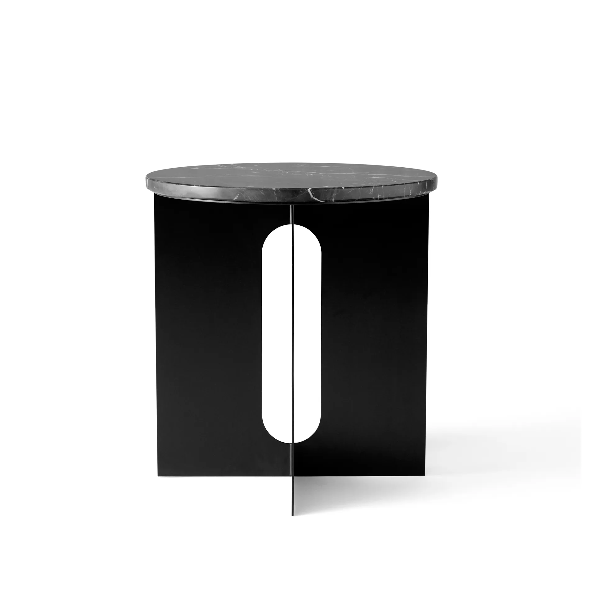 Table d'appoint Androgyne, plateau de table Ø42 cm, noir Audo Copenhagen