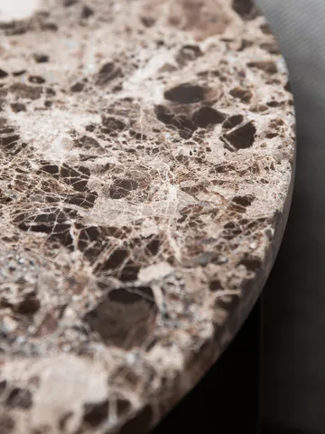 Table d'appoint Androgyne, plateau de table - Calacatta Viola, Ø65 cm - Audo Copenhagen