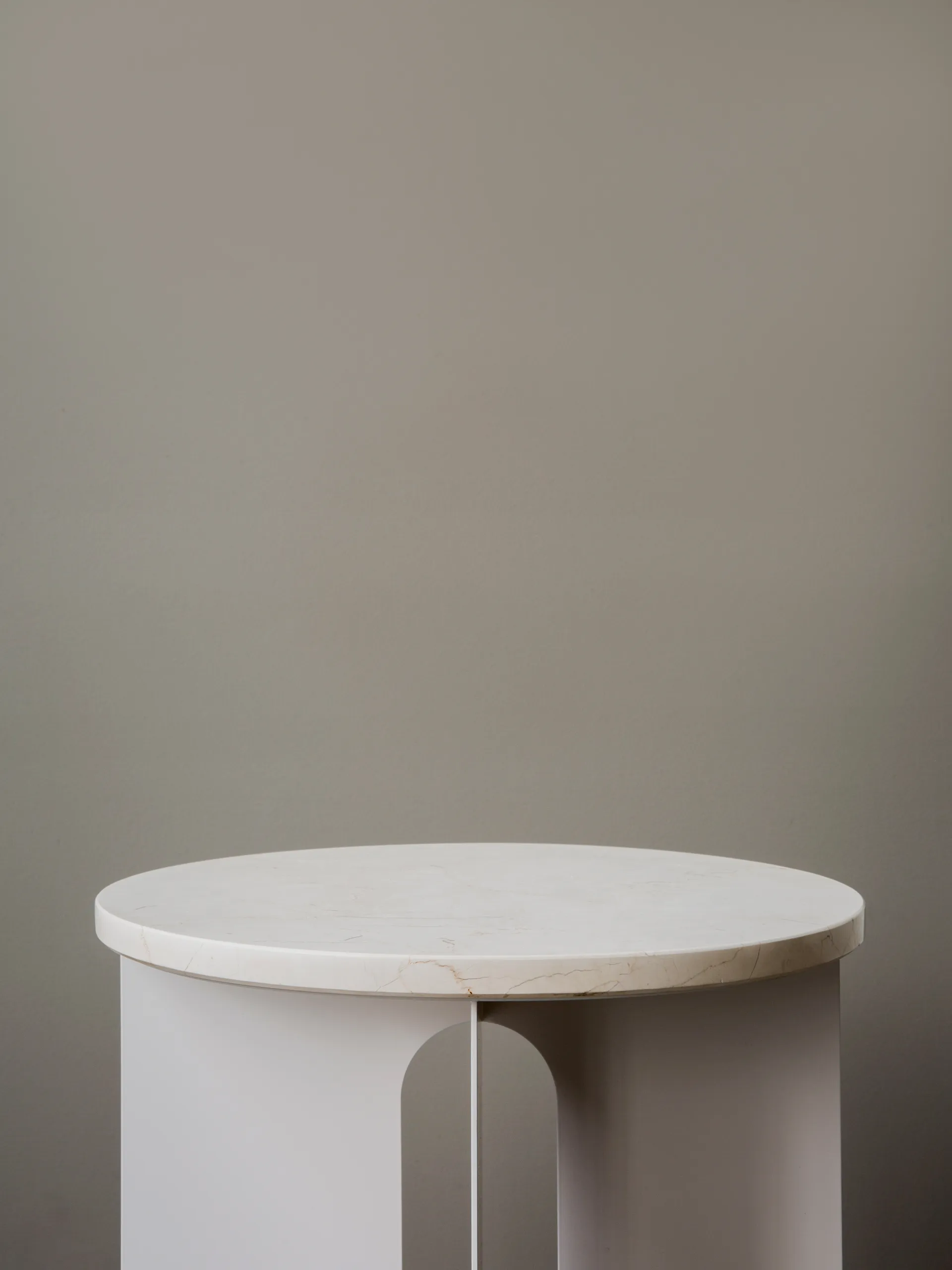 Table d'appoint Androgyne, plateau de table, Crystal Rose, Ø65 cm Audo Copenhagen
