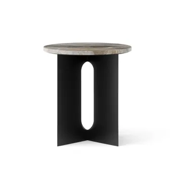 Table d'appoint Androgyne, plateau de table - Grey galaxy, Ø42 cm - Audo Copenhagen