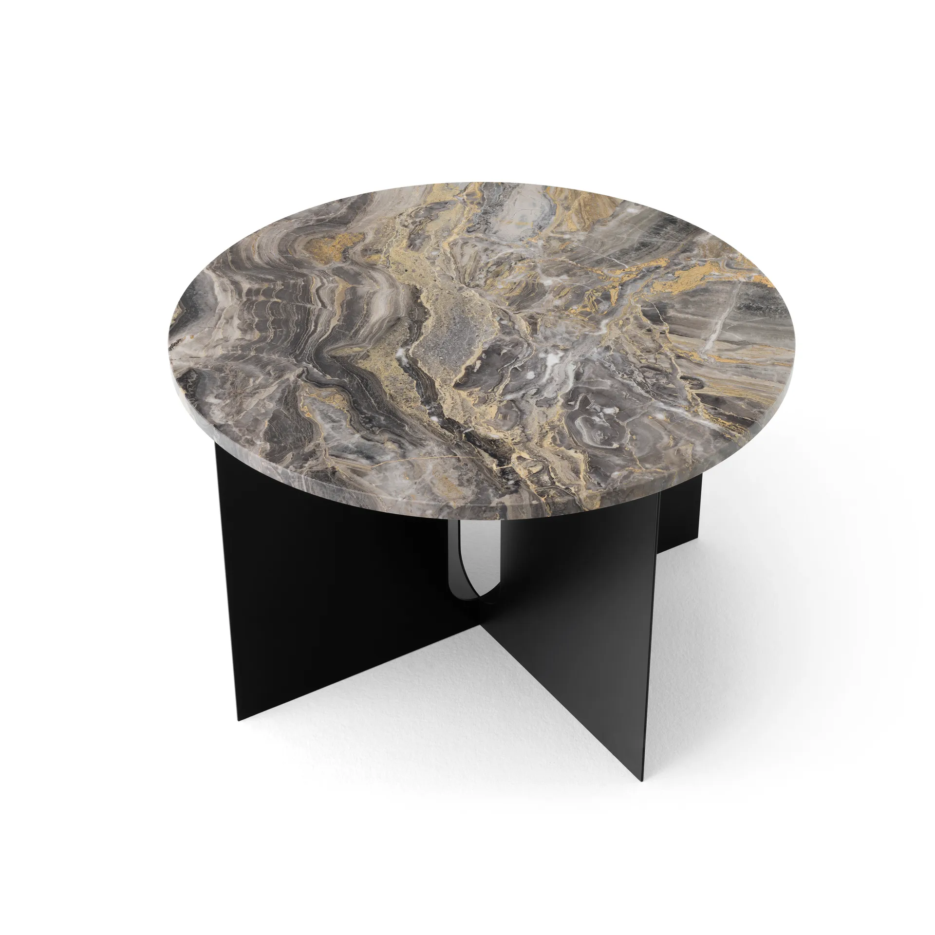 Table d'appoint Androgyne, plateau de table, Grey galaxy, Ø65 cm Audo Copenhagen