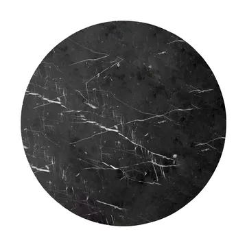 Table d'appoint Androgyne, plateau de table - Nero Marquina, Ø65 cm - Audo Copenhagen