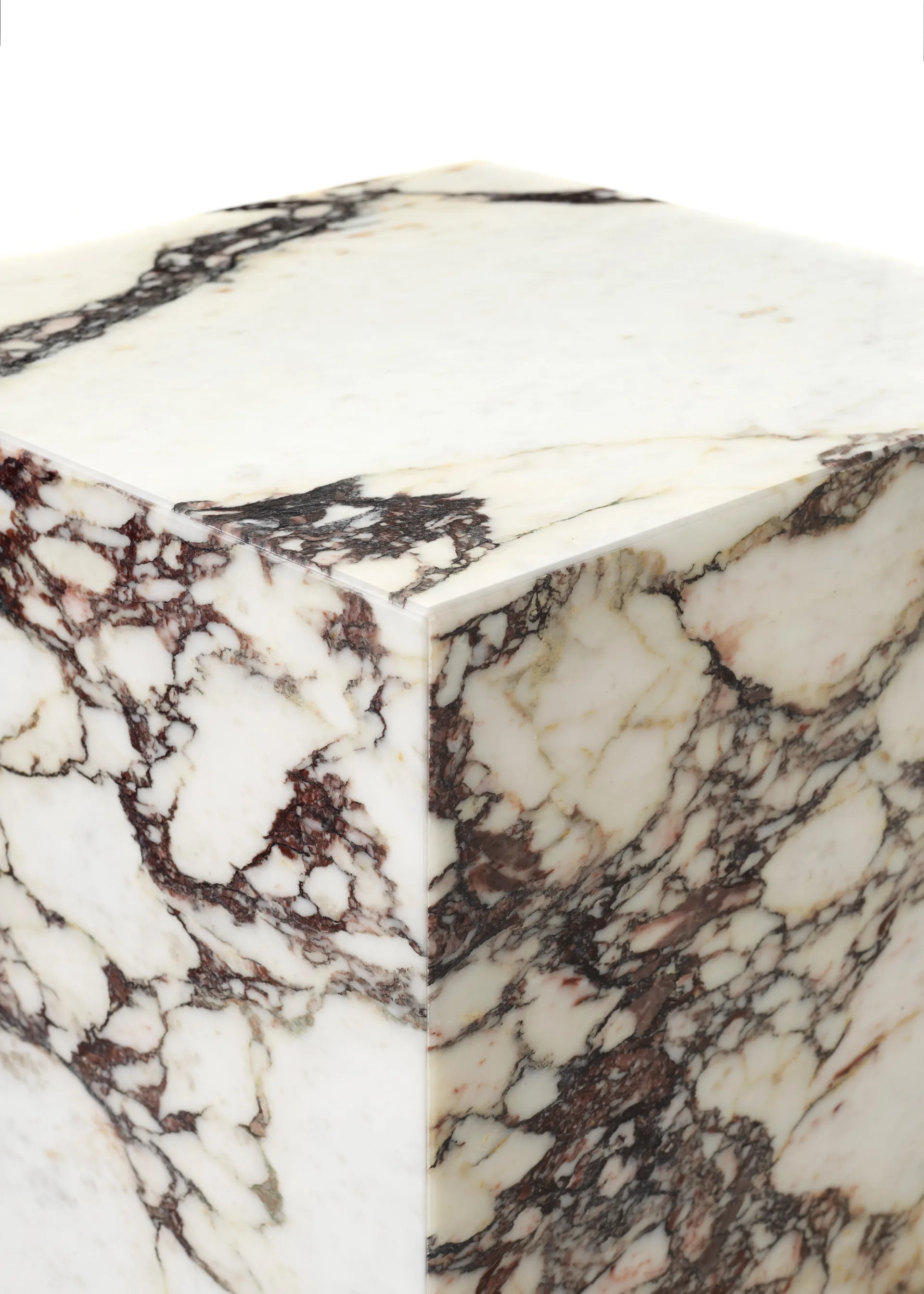 Table d’appoint Plinth tall 30x30x51 cm, Multi rose Audo Copenhagen