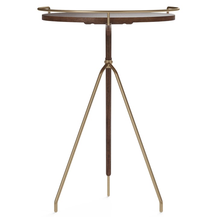 Table d’appoint Umanoff noyer et laiton poli - 60 cm - Audo Copenhagen