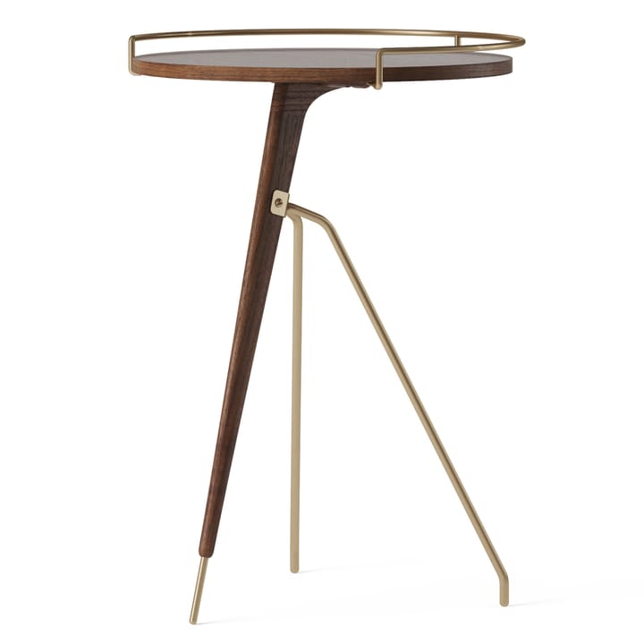 Table d’appoint Umanoff noyer et laiton poli - 60 cm - Audo Copenhagen