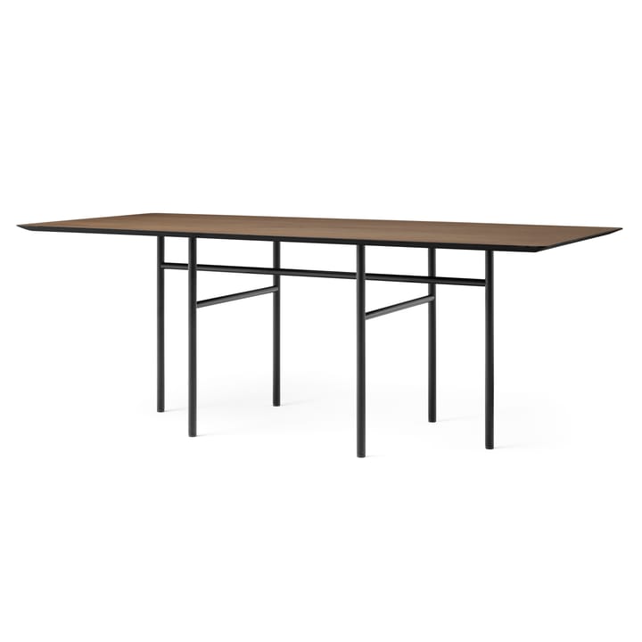 Table rectangulaire Snaregade - Chêne teinté noir-foncé - Audo Copenhagen