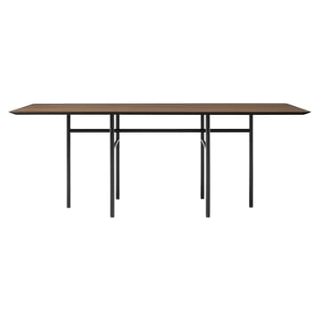 Table rectangulaire Snaregade - Chêne teinté noir-foncé - Audo Copenhagen