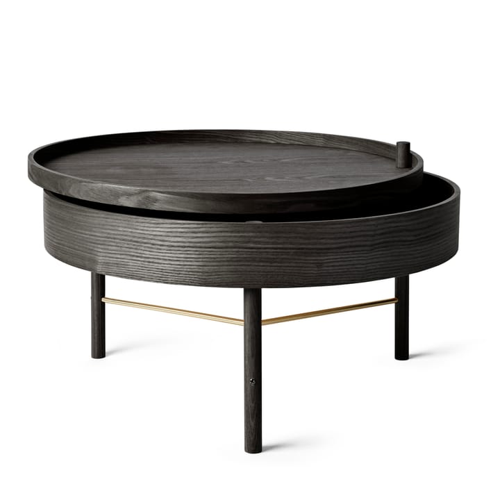 Table Turning - frêne teinté noir-laiton - Audo Copenhagen