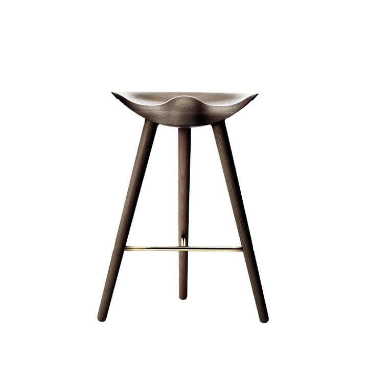 Tabouret de bar ML 42 - brown oiled oak, brass - Audo Copenhagen