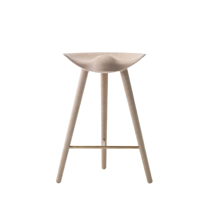 Tabouret de bar ML 42 - soap treated oak, brass - Audo Copenhagen