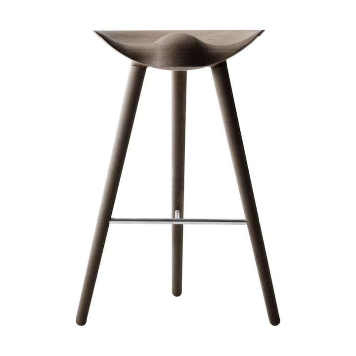 Tabouret de bar ML42 69 cm - Chêne huilé marron-acier - Audo Copenhagen