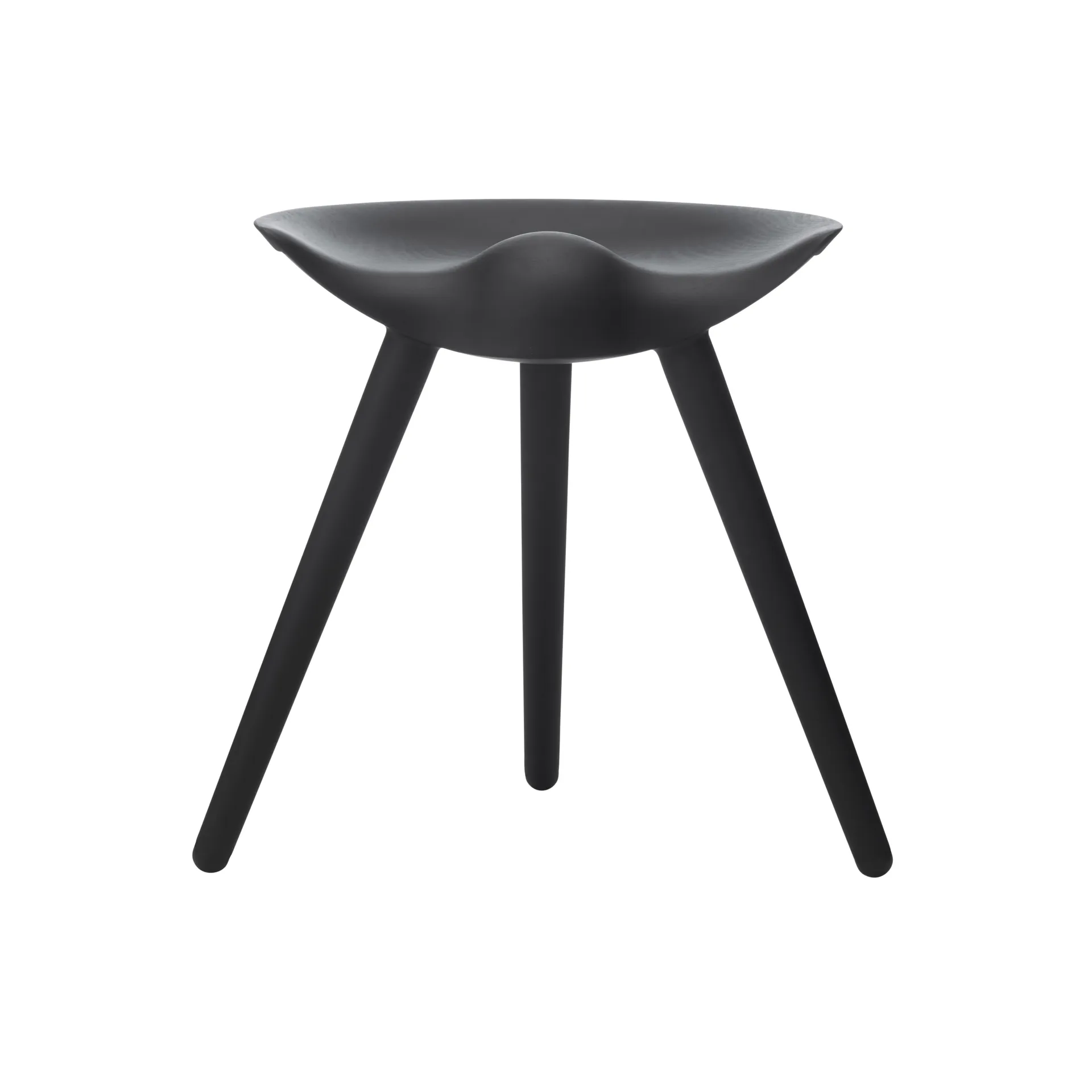 Tabouret ML42 48 cm, Hêtre teinté noir  Audo Copenhagen