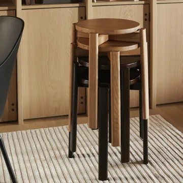 Tabouret Passage - Chêne laqué foncé - Audo Copenhagen