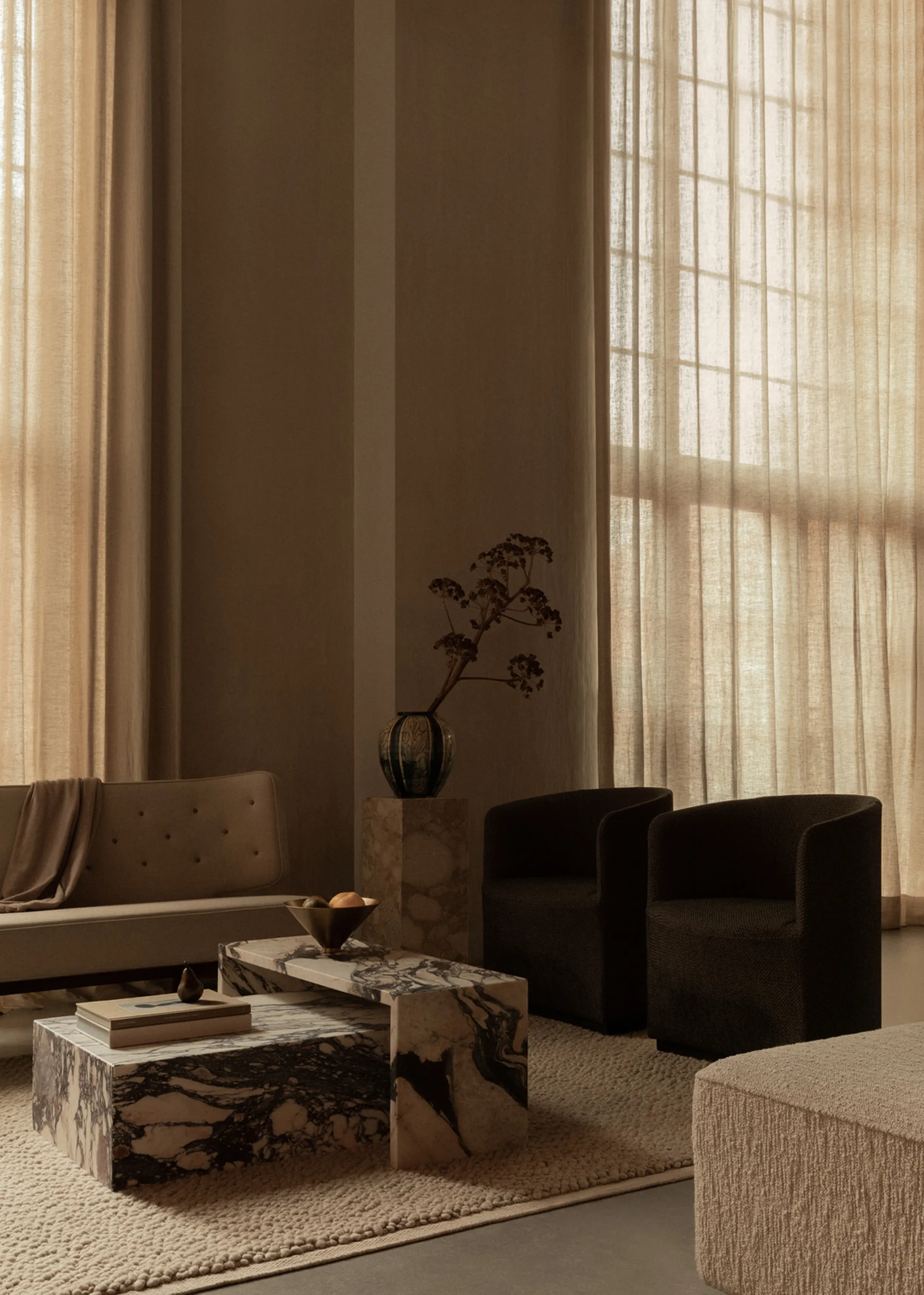 Tapis Gravel 200x300 cm, Ivory Audo Copenhagen